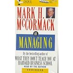Mark H. McCormack on Managing book cover