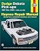 Search : Haynes Dodge Dakota Pickup, 1987-1996 (Haynes Manuals)