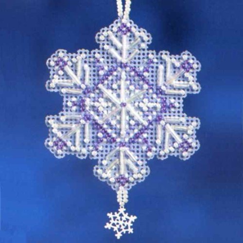 Amethyst Crystal - Beaded Cross Stitch Ornament Kit - MH162303