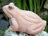 Eigenschaften Tiefes Kunsthandwerk GbR  / Steinfigur Tierfigur Frosch terracotta