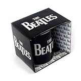 The Beatles Logo Official Black Mug