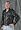 Men's Sidelace Leather Motorcycle Jacket