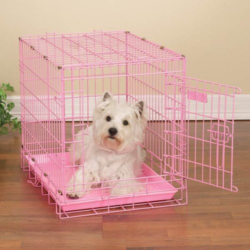 PINK - SMALL 24 - Fashion Colored Wire Crates