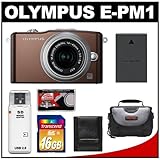 Olympus PEN Mini E-PM1 Micro 4/3 12.3 MP Digital Camera & 14-42mm MSC II R  ....