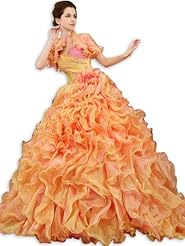 Sequined Fitted  Satin/Tulle Quinceanera Dress  with a Court Train  With Ruffles