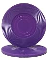 25 Purple Interlocking Radial Poker Chips - 2 Grams