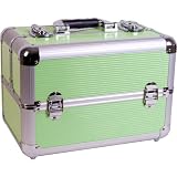 Green Makeup Case Stripe Case Pack 4 - 827918 Green Makeup Case Stripe Case Pack 4 - 827918
