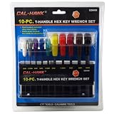 Buy 10-pc. T-handle Hex Key Wrench Set - Metric by Cal