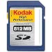 Kodak KHSD512DVD 512 MB High Performance Secure Digital Memory Card (Retail Package)