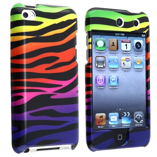 Colorful Zebra Hard Case 4th Gen