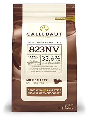 Callebaut milk chocolate chips (callets) 1kg