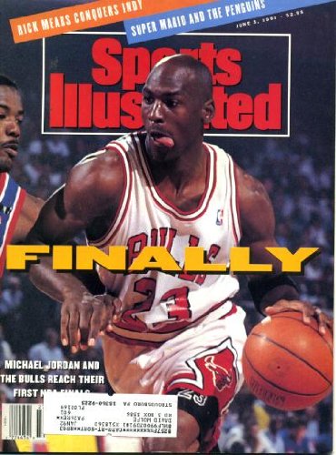 Sports Illustrated June 3 1991 Michael Jordan/Chicago Bulls Cover - Reach NBA Finals, Rick Mears Winds Indy 500, LA Lakers, Mario Lemieux/Pittsburgh Penguins Win Stanley Cup, Oil Can Boyd/Montreal Expos