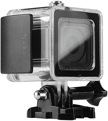 Carlson Gopro Accessories 45M (150 feet/50 yard) Underwater Diving Waterproof Housing Protective Case Accessory Kit With Bracket For GoPro Hero4 session (Black)