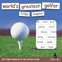 301 Magnetic Poetry Words all about Golf