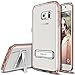 Galaxy S7 Case, OBLIQ [NaKED SHIELD][Rose Gold][Metal Kickstand] Slim Fit Crystal Clear Scratch Resist Heavy Duty Protection Dual Layer Case for Samsung Galaxy S7(2016)