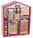 Decorate Your Own Dollhouse Furniture - Bedroom 7-piece Set