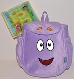 Dora the Explorer Mr Face Purple Plush Backpack Bag Including MAP