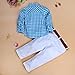 FEITONG 1Set Kids Baby Boys Long Sleeve T-Shirt Tops+Trousers+Belt (4T / 4Years)