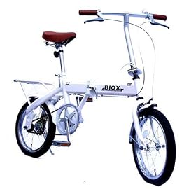 バイオックス(BIOX) たてるくん 16インチ折りたたみ自転車 ホワイト BS162-W