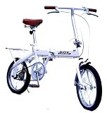 バイオックス(BIOX) たてるくん 16インチ折りたたみ自転車 ホワイト BS162-W