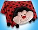 Pillow Pets Ladybug Blanket 3 x 4 feet