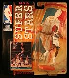GRANT HILL / DETROIT PISTONS * 99/00 Season * NBA SUPER STARS Super Detailed Figure, Display Base & Exclusive Upper Deck Collector Trading Card