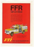 1974 FTI Fire Trucks Inc FFR Field Fire Rescue Truck Print Ad