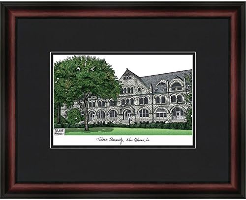 Campus Images LA995A 14" x 18" Tulane University Academic Framed