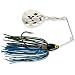 Strike King Mini-King Spinnerbait - Single Colorado Diamond Blade (Black/Blue Head Black/Blue Skirt, 0.125-Ounce)