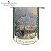 Thomas Kinkade Merry Christmas Decorative Flag by The Hamilton Collection