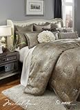 Michael Amini Solitaire 13 pc King Comforter Set in Pewter by AICO