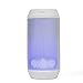 Bluetooth Speaker, Autvivid Mini Portable Bluetooth Wireless Speaker Colorful LED Light Subwoofer HIFI Speaker Support USB TF Card (White)