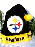 Pittsburgh Steelers plush holly NFL Solid color Team logo Santa Hat