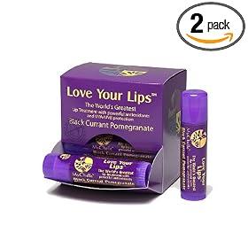 MyChelle Love Your Lips, Black Currant Pomegranate, 0.5-Ounce Tube (Pack of 2) by MyChelle Dermaceuticals