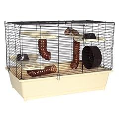 Trixie 64011 Hamsterk�fig, 62 � 46 � 36 cm, creme/braun