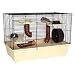 Trixie 64011 Hamsterk�fig, 62 � 46 � 36 cm, creme/braun