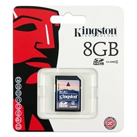 Genuine Kingston 8 GB (8 Gigabyte) Class 4 SDHC / SD Secure Digital High Capacity Flash Memory Card SD4/8GB for Canon PowerShot Digital Camera : PowerShot SX1 IS, PowerShot SX10 IS, PowerShot SX100 IS, PowerShot SX110 IS, PowerShot SX120 IS, PowerShot SX130 IS, PowerShot SX150 IS, PowerShot SX20 IS,