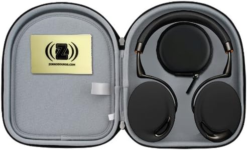 Parrot Zik Touch-Activated Bluetooth Headphones (Black/Gold) Bundle with Parrot Black Case and Custom Designed Zorro Sounds Cleaning Cloth
