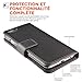 Yousave Accessories iPhone 6S Case Black PU Leather Wallet Cover