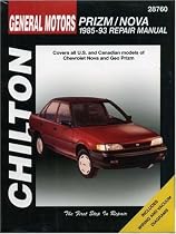 GM Prizm/Nova 1985-93 (Chilton's Total Car Care Repair Manual)