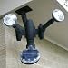 BT Outdoor Solar Power Two Head Outdoor Spot Light