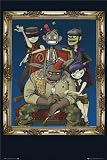 GORILLAZ (DAMON ALBARN - BLUR) - BAND IN FRAME JAMIE HEWLETT ARTWORK - OFFICIAL MUSIC WALL POSTER - 61cm x 91.5cm (24 x 36)