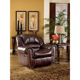 Colton Burgundy Rocker Recliner By Ashley Furniture by Ashley