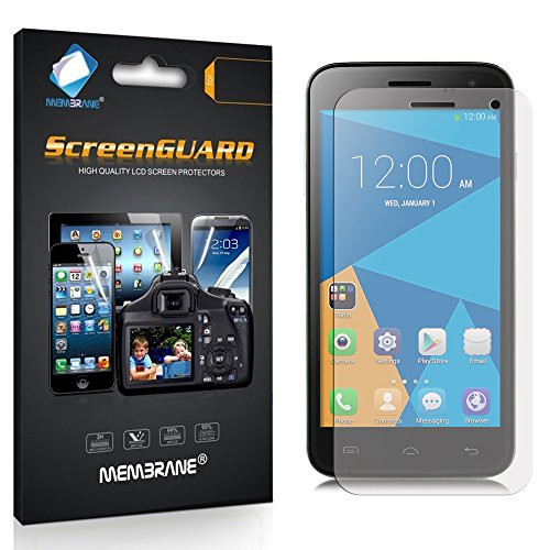 6 x Membrane Screen Protectors for Doogee Voyager2 DG310 - Crystal Clear (Glossy), Retail Package, Installation Kit