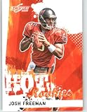 2009 Score Hot Rookies #13 Josh Freeman - Tampa Bay Buccaneers (RC - Rookie Card Insert)(Football Cards)
