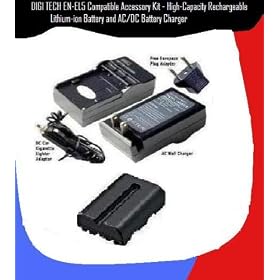 Click here to buy DIGI TECH Compatible Accessory Kit High Capacity Rechargeable Lithium ion Battery and AC... by DigiTech.