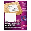 Avery 5524 Weatherproof laser shipping labels, 3-1/3 x 4, 300/pack