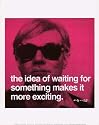 Waiting Art Poster Print by Andy Warhol, 11x14