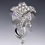 Lily Swarovski Crystal Brooches & Pins