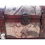 World Map Trunk/Hope Chest Toy Box